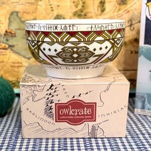Owlcrate exclusive lord of the rings Erebor bowl (nwot)
